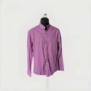 BAR III Mens Purple Long Sleeve Slim Button‎ Down Stretch Shirt M 15/15.5